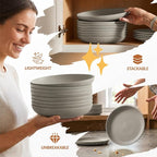 Deep Dinner Plates Set of 8 Alternative - Image 5