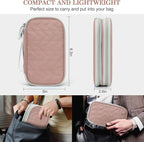 FYY Electronic Organizer, Travel Tech Pouch Bag, Waterproof, Double Layers - Image 2