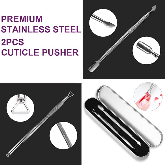Soak off Bowl, Electric Nail Soaking Bowl Manicure Nail Soaker Nail Polish Remover Machine with Silver Cuticle Pusher for Dip Powder Acrylic Nails Gels, Pink-White