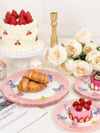 20PCS Pink Butterfly Plates - Image 5