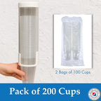 Henry Schein 5 Oz Plastic Disposable Dental Cups, 200 Ct | Embossed Grip - Image 5