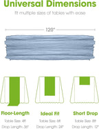 Pureegg 3-Pack Cheese Cloths Table Runner, Baby Shower, Wedding and Farmhouse - Image 5