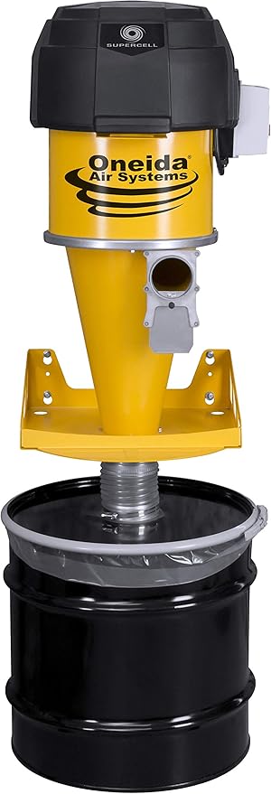 Oneida Air Systems Supercell High-Pressure Dust Collector (35-Gallon)