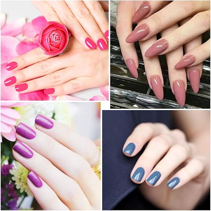 20 Sheets 280 Pieces Bright Color Solid Nail Polish Strips for Women Girls Nail Art DIY Nail Stickers Full Nail Wraps Stick On Nails Polish Stickers Set for Nails Designs