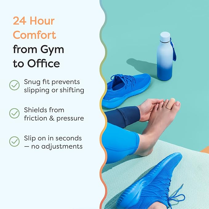 ZenToes 6 Pack Gel Toe Cap and Protector - Cushions and Protects to Provide Relief from Missing or Ingrown Toenails, Corns, Blisters, Hammer Toes (Small, Beige)