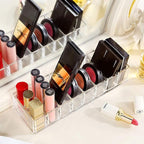 Weiai Clear Acrylic Compact Makeup Organizer Blush Eyeshadow Powder Vanity - Image 5