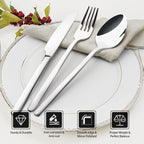 30 Pieces Silverware Set, Flatware Cutlery Set - Image 3