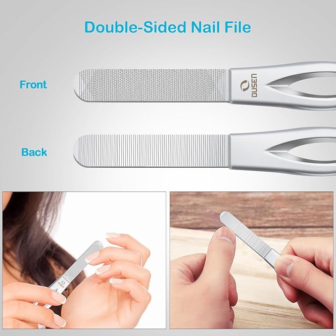 Toenail Clippers for Seniors Thick Nails, Angled Head Ingrown Toe Nail Clippers with Slanted Curved Blade, No Splash Nail Clippers for Men & Women Fingernail, Professional German Nail Cutter Wide Jaw