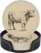 6 Pcs Farm Animals Drink Coasters - Image 4