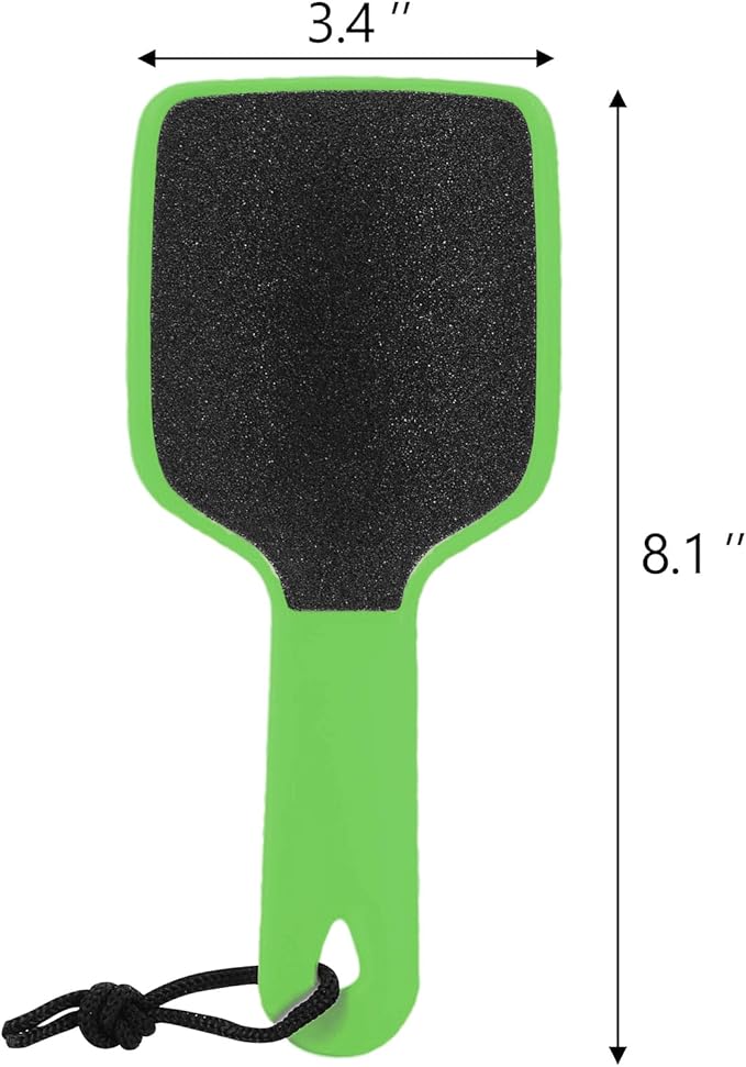 2 Pcs U Shaped Foot Scrubber Curved Foot File Callus Remover for Feet Dual Sided Heel File Scraper Dead Skin Remover
