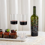 Ciaell 12 Pack Clear Plastic Wine Glasses - 14Oz Plastic Wine Glasses - - Image 5
