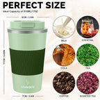 MOMSIV 17oz Travel Coffee Mug, Insulated Coffee Cup - Image 2
