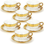 6 Pack 100ml Espresso Coffee Cups by YourLifeCollector