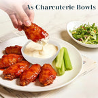 5 OZ Sauce Bowls, Unbreakable Plastic Ramekins, Dishwasher Safe Wheat Straw - Image 5