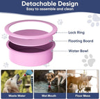 XIAZ Elevated Dog Bowls Large Breed Raised Dogs Bowl Stand Large/Medium Sized - Image 6