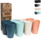 Grow Forward Premium Wheat Straw Cups - 20 oz Unbreakable BPA Free Hard Plastic by GrowForward