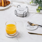 6Pcs Absorbent Coasters Set - Image 6