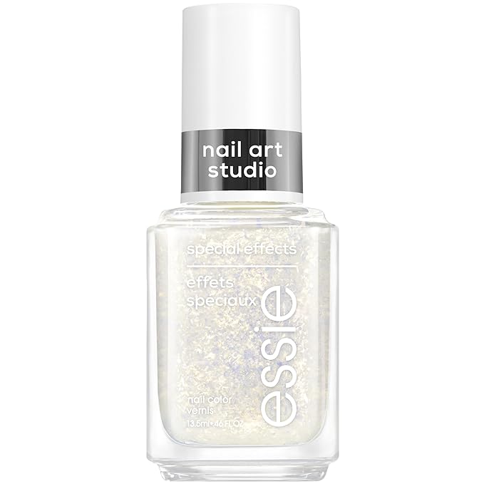 essie Nail Art Studio Special Effects Nail Polish, Gold, Vegan, Separated starlight, 0.46 fl oz
