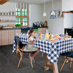 Checkered Tablecloth, 2 Pack, 54 x 80 inch, Stain and Wrinkle Resistant - Image 6