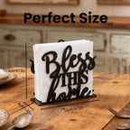 2Pack Napkin Holder for Table, Modern Metal Black Napkin Holders for Kitchen - Image 3