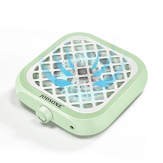 JODSONE 6000RPM Mini Nail Dust Collector Low Noise Powerful Suction Portable Nail Salon with 30 Filters