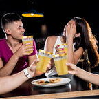 Vplus 150 Pack 12 OZ Gold Rimmed Disposable Plastic Drinking Cups - Image 5