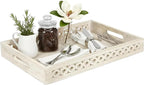 Trellis Mango Wood Serving Tray by MelaArtisans