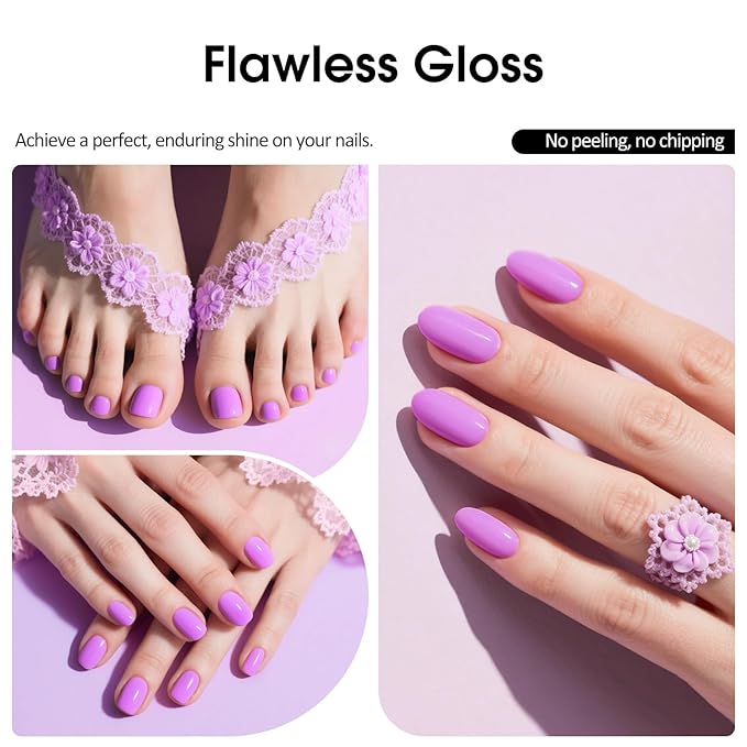 VENALISA Purple Gel Nail Polish 1 Pcs 10ML Soak Off UV Gel Salon Manicure DIY at Home Nail Art For Girls Women