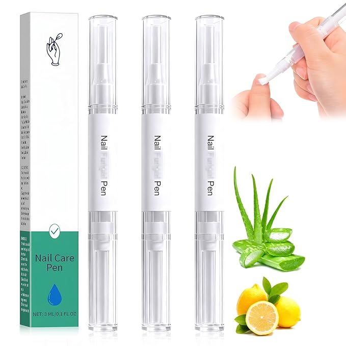 3Pcs Orvalle Nail Fungus Pen,Nail Growth Treatment Repair Serum Twist Pen Activator,Toenail Fungus Pen Treatment,Fungal Nail Repair Pen For Nail Damage for Damaged Nails Repair & Strengthener