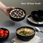 DOWAN 22 OZ Ceramic Soup Bowls & Cereal Bowls - Image 4