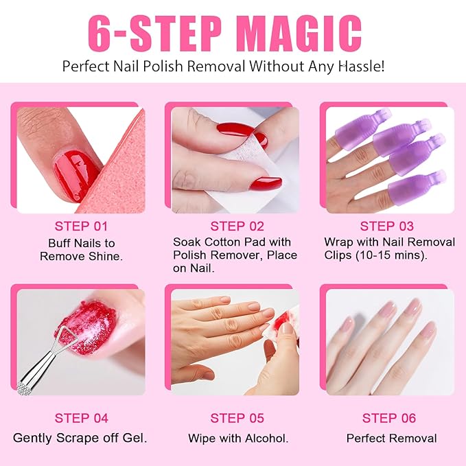 Nail Polish Remover, Fast Remover for Regular & Gel Nail Polishes, Gentle Non-Irritating, Pump-on Bottle, Salon & Home Use, 160ml (Polish Remover)