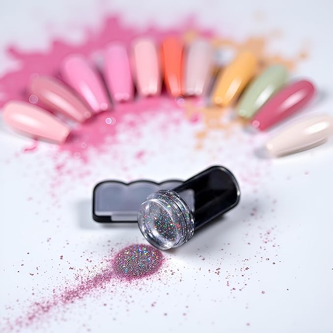 Nail Seal Stamp Silicone Stamper Nail Transfer Print Scraper Plate Transparent Nail Stamper Nail Seal Stamp Manicure Beauty Nail Tool, Nail Art and Polish