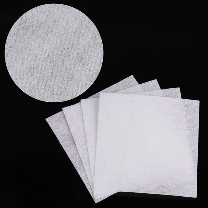 975 Pcs Lint Free Nail Wipes Cotton Pads 2" x 2" and 6oz Nail Polish Remover Push Down Pump Dispenser Bottle