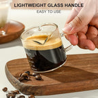 PARACITY Espresso Measuring Cup, 2.5 oz Double Spout Glass - Image 4