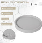 Silicone Bathroom Tray Coffee Table Decor Perfume Organizer, Waterproof - Image 5
