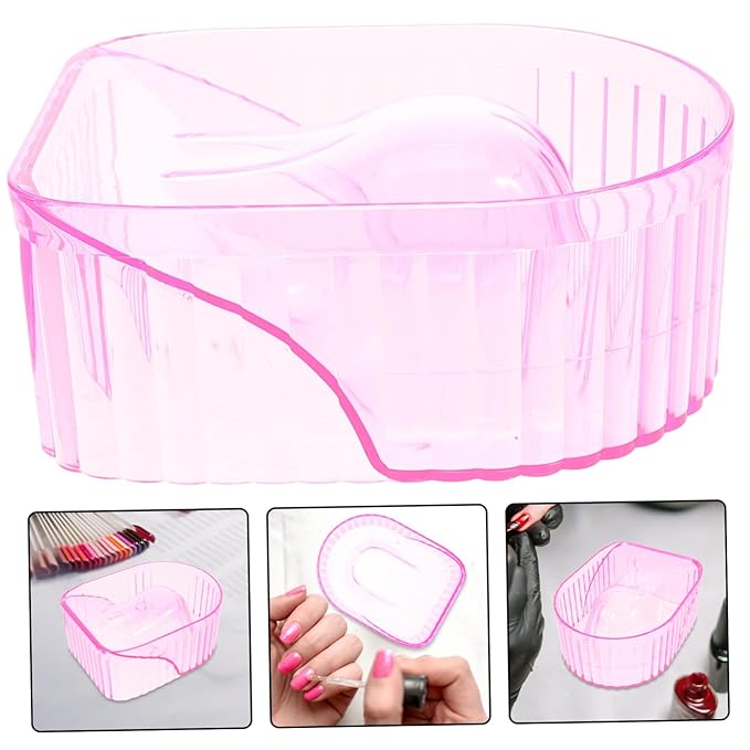 Nail Soaking Bowl for Manicure and Nail Art Comfortable Design and Softening for Home and Salon Use