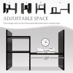 Jerry & Maggie Adjustable Rotatable Wood Desktop Display Shelf Black | Wooden - Image 6