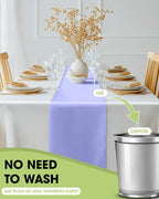 Pureegg Lilac Plastic Table Runners - Image 4