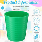 Eccliy 36 Pcs Kids Cups Bulk, 8 oz Plastic Toddler Drinking Cups Unbreakable - Image 4