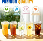 Qinsihwn 24 oz Clear Plastic Cups - Image 3