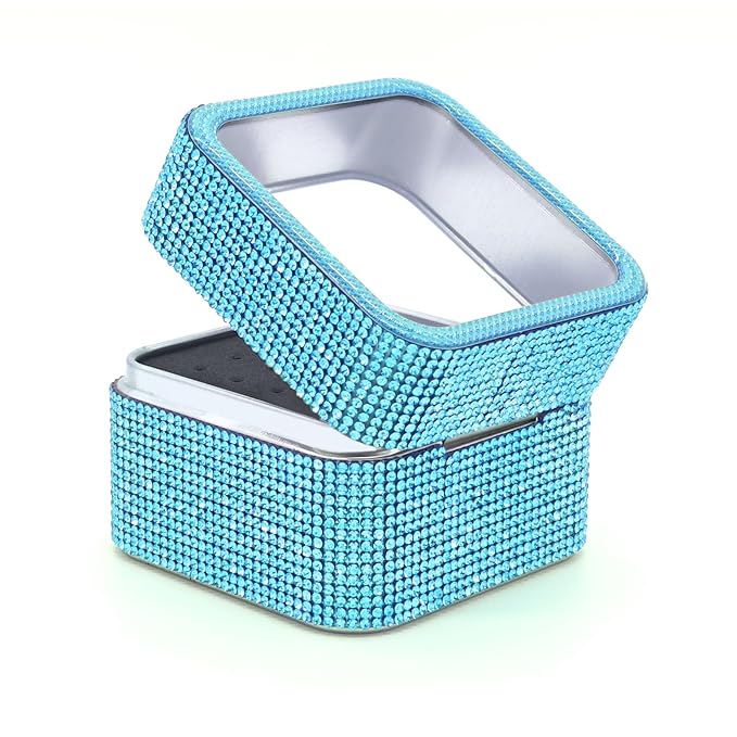 Nail Drill Bits Holder Case- 30 Holes Dustproof Rhinestone Nail Bits Box Efile Displayer Organizer Container for Manicure Tools