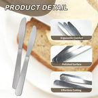 150 Pcs Stainless Steel Dinner Knives Bulk 8.3 Inches Spreader Knives - Image 5