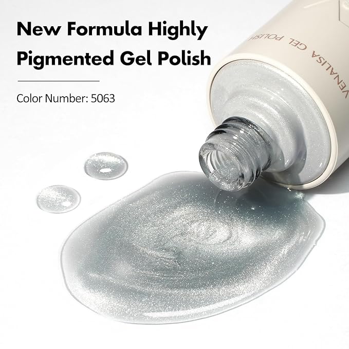 VENALISA Cat Eye Gel Nail Polish 1 Pcs 10ML Sparkle Glitter Shimmer Magnetic Gel Polish Soak Off Salon Manicure DIY at Home Nail Art For Girls Women