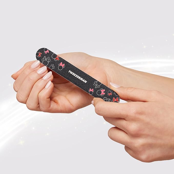 Tweezerman Disney's Mickey Mouse & Minnie Mouse Ear-esistible Nail Files (Pack of 3)