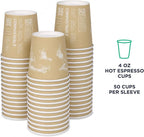 ECO PRODUCTS Compostable Disposable World Art 4oz Espresso Coffee Cups - Image 2