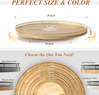 AMH 18-Inch Rustic Lazy Susan - Image 6
