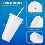 Amyhill 12 Pcs Reusable Plastic Cup - Image 3