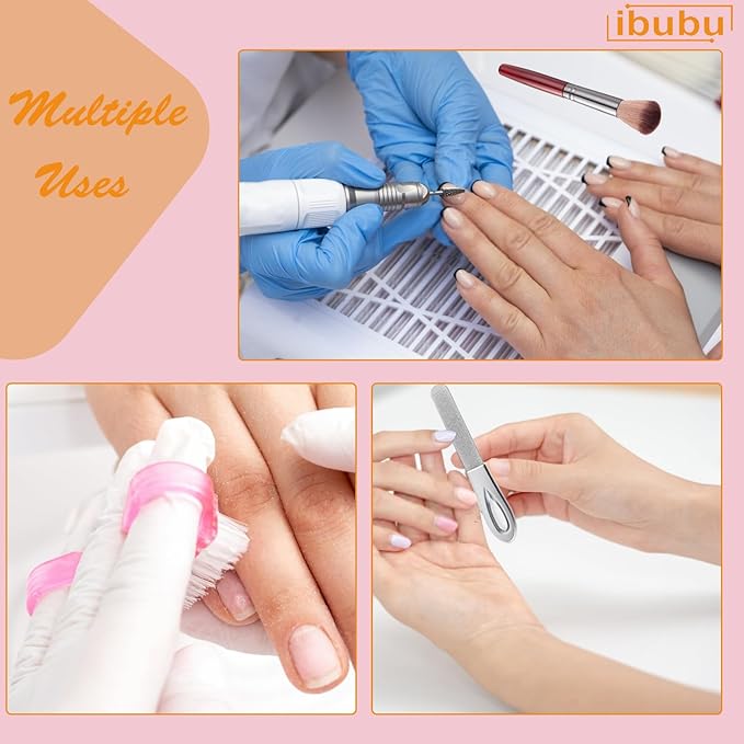 Nail Dust Collector Machine Professional Manicure Nails Dust Vacuum Cleaner Fan Nail Salon Dust Extractor 80w Powerful Nail Vacuum Dust Collector with Multiple Tool Kits Low Noise White