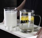 LUXU Glass Coffee Mugs, 27oz Large Glass Coffee Cups Clear Glass Tea Cups - Image 8