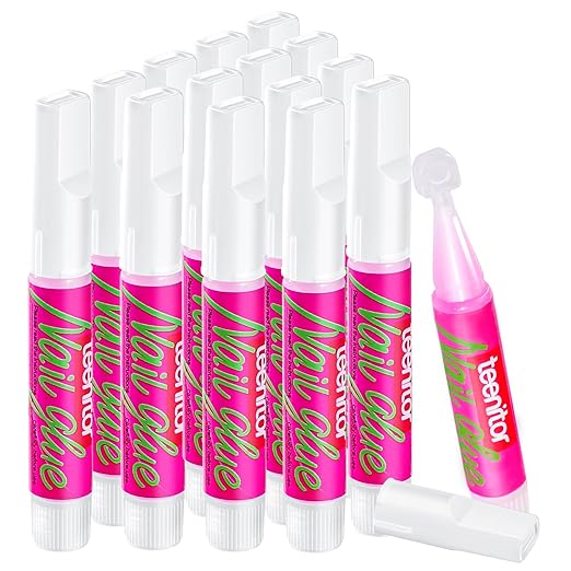 Teenitor Nail Glue for Acrylic Nails, 15pcs Press on Nail Glue Strong, Best Nail Glue for Press on Nails Long Lasting Nail Glue for Nail Tips
